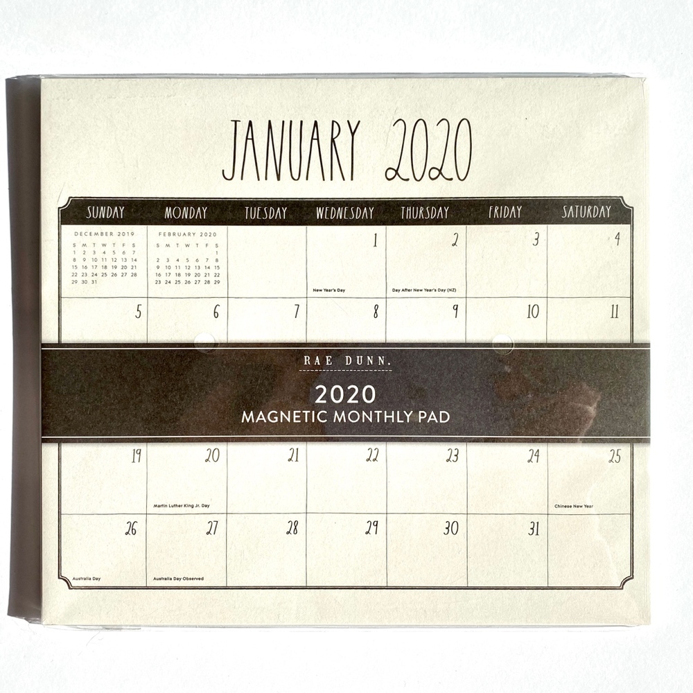 NEW Rae Dunn BUNDLE - 2020 Calendar & Planner! 🥳 - Picture 7 of 8